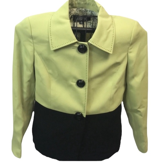 Kasper Color Block Blazer - Picture 1 of 3